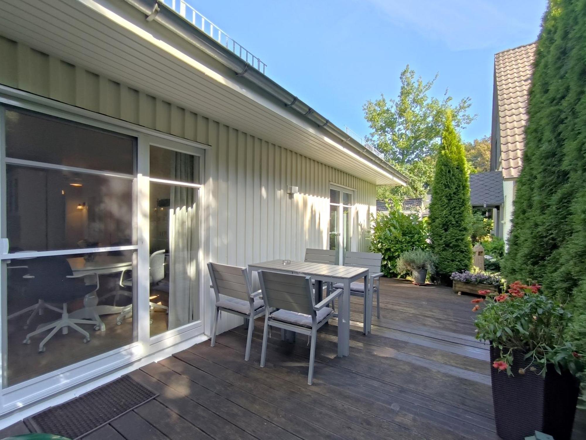 Ferienhaus Inger - Stilvolles Und Modernes Ferienhaus Mit Terrasse Und Gartennutzung Tarp Eksteriør billede